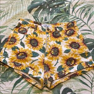 American Apparel Iconic Sunflower Shorts